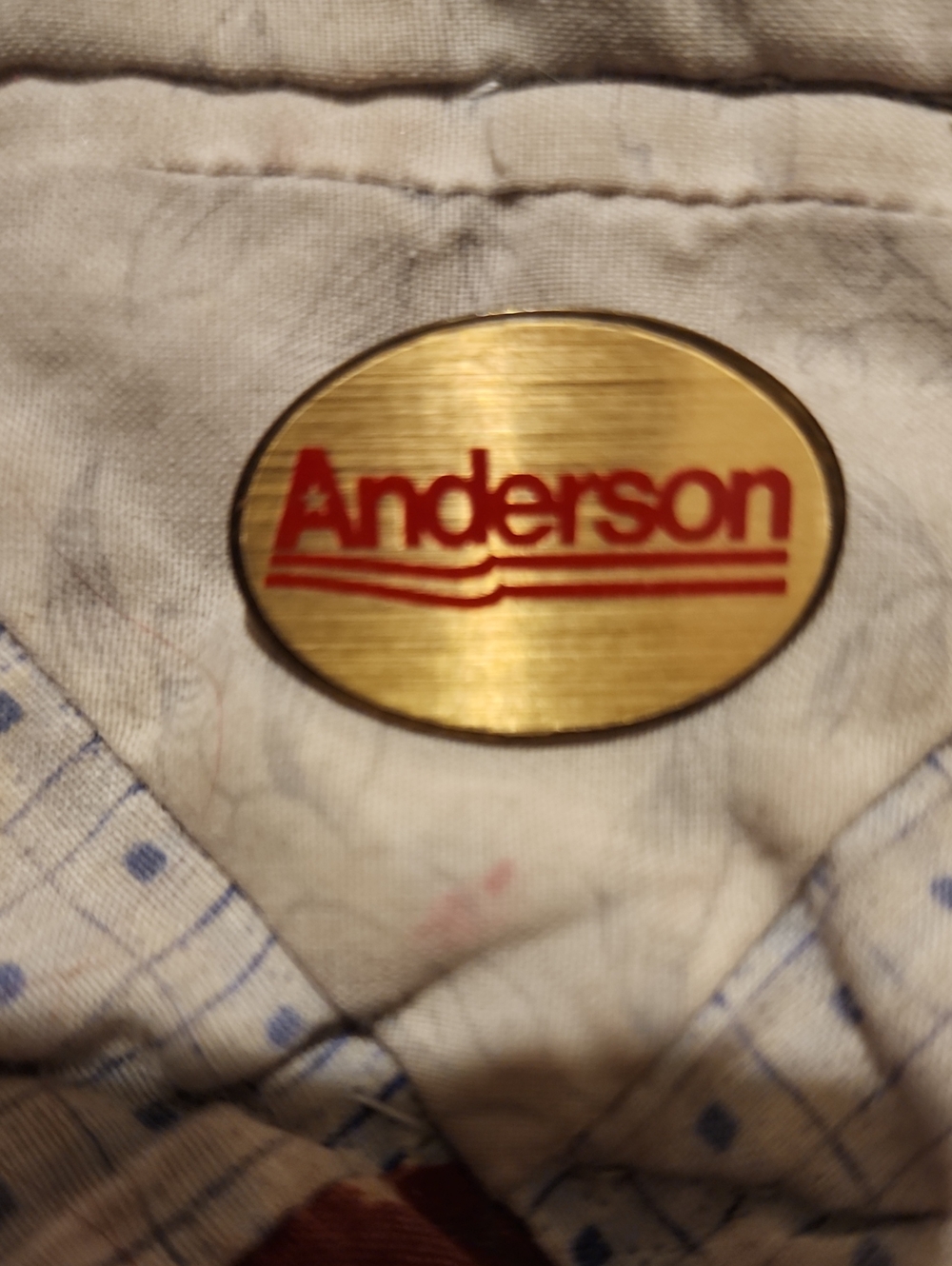 Vintage Anderson For President 1980 Gold Tone Lapel Tie Pin